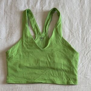 ALO Yoga Green Crop Top